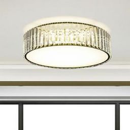 Moosee Crown plafon 1x24 W biały-złoty-kryształowy MSE010100366