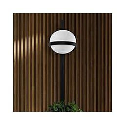 Moosee Plant kinkiet 1x16W LED czarny/szkło białe MSE010400222