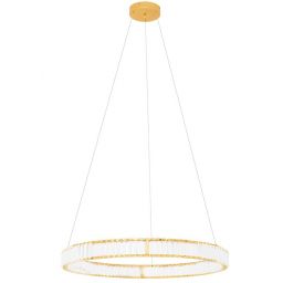Moosee Liberty lampa wisząca 1x42 W złota-kryształ MSE010100175