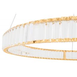 Moosee Liberty lampa wisząca 1x42 W złota-kryształ MSE010100175
