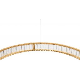 Moosee Liberty lampa wisząca 1x42 W złota-kryształ MSE010100175