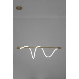 Moosee Serpiente lampa wisząca 1x22,4 W biała-złota MSE010100178