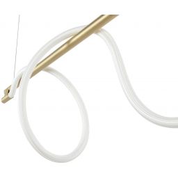 Moosee Serpiente lampa wisząca 1x22,4 W biała-złota MSE010100178