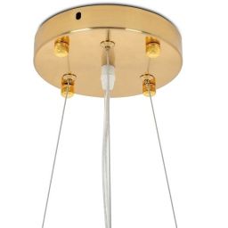 Moosee Cosmo lampa wisząca 25x5 W biała-złota MSE010100223