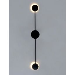 Moosee Shadow lampa ścienna 1x9 W czarny MSE010100246