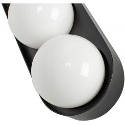 Moosee Drops kinkiet 3x5W czarny/biały MSE010100272