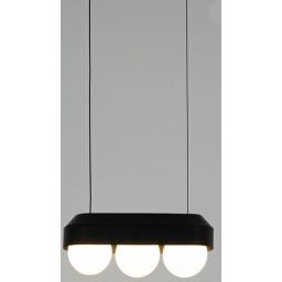 Moosee Drops lampa wisząca 3x5W czarny/biały MSE010100273