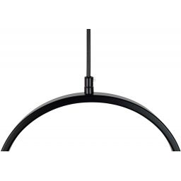 Moosee Spinner lampa wisząca 1x19 W czarna-mleczna MSE010100315