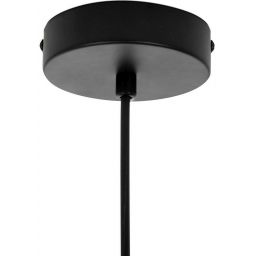 Moosee Spinner lampa wisząca 1x19 W czarna-mleczna MSE010100315