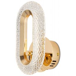 Moosee Jewel kinkiet 1x7 W złoty-kryształowy MSE010100319