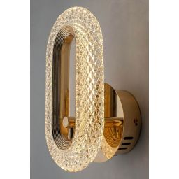 Moosee Jewel kinkiet 1x7 W złoty-kryształowy MSE010100319