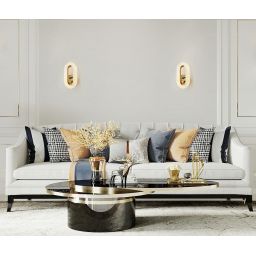 Moosee Jewel kinkiet 1x7 W złoty-kryształowy MSE010100319