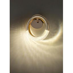 Moosee Helios kinkiet 1x8W LED złoty MSE010100320