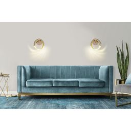 Moosee Helios kinkiet 1x8W LED złoty MSE010100320