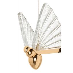 Moosee Butterfly lampa wisząca 1x5 W przezroczysta-złota MSE010100322