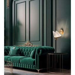 Moosee Butterfly kinkiet 1x7W LED złoty MSE010100323