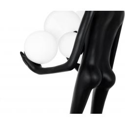 Moosee Human lampa stojąca 6x30 W biała-czarna MSE010100326
