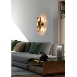 Moosee Lorenzo kinkiet 2x40 W złoty MSE010100338