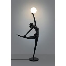 Moosee Human lampa stojąca 1x40 W biała-czarna MSE010100359
