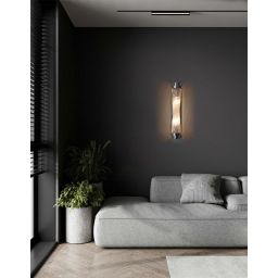 Moosee Column kinkiet 2x40 W przezroczysty-srebrny MSE010100362