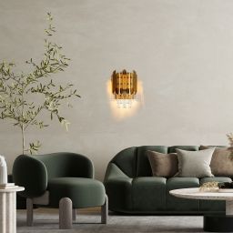 Moosee Majestic kinkiet 1x40W złoty MSE010100365