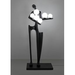 Moosee Human lampa stojąca 6x40W czarny/biały MSE010100381