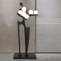 Moosee Human lampa stojąca 6x40W czarny/biały MSE010100381
