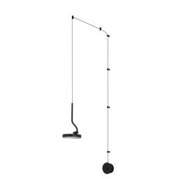 Moosee Flat lampa wisząca 1x10 W czarna MSE010100384