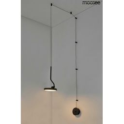 Moosee Flat lampa wisząca 1x10 W czarna MSE010100384