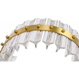 King Home Saturnus kinkiet 1x17W złoty/kryształ MSE01040015