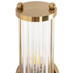 Moosee Pilar kinkiet 1x40W złoty/przezroczysty MSE010400192