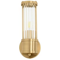 Moosee Pilar kinkiet 1x40W złoty/przezroczysty MSE010400192