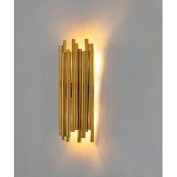 Moosee Tubo kinkiet 2x40 W złoty MSE010400200