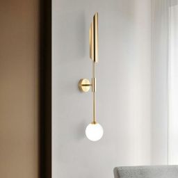 Moosee Lucca kinkiet 2x40 W biały-złoty MSE010400205