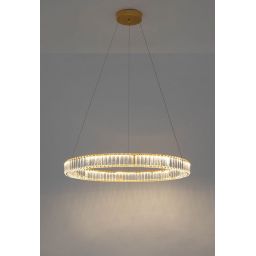Moosee Liberty lampa wisząca 1x36 W przezroczysta-złota MSE020100173