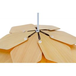 Moosee Szyszka Cono lampa wisząca 1x40 W drewno MSE1501100123