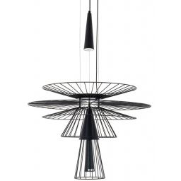 Moosee Sesto lampa wisząca 2x5 W czarna MSE1501100139