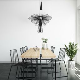 Moosee Sesto lampa wisząca 2x5 W czarna MSE1501100139