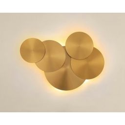 Moosee Scudo kinkiet 4x5 W złoty MSE1501100148