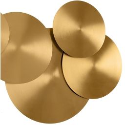 Moosee Scudo kinkiet 4x5 W złoty MSE1501100148