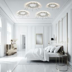 Moosee Splash lampa podsufitowa 1x17 W srebrna MSE1501100172