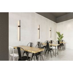 Moosee Ombre kinkiet 1x12 W czarny MSE1501100182