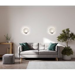 Moosee Wave kinkiet 1x9W LED chrom MSE1501100187