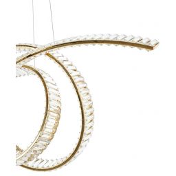 Moosee Wave lampa wisząca 1x28 W złota MSE1501100188