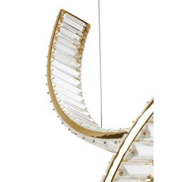 Moosee Wave lampa wisząca 1x28 W złota MSE1501100188