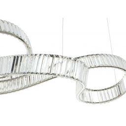 Moosee Wave lampa wisząca 1x75 W chrom MSE1501100199