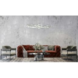 Moosee Wave lampa wisząca 1x75 W chrom MSE1501100199