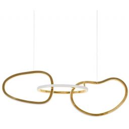 Moosee Jazz lampa wisząca 3x36 W złota MSE1501100203