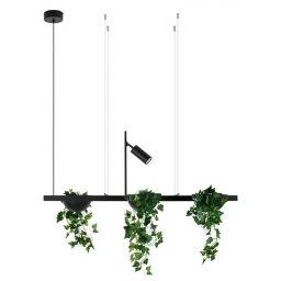 Moosee Plant Line lampa wisząca 2x17W LED czarna MSE1501100210