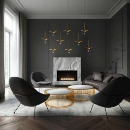 Moosee Gavi lampa wisząca 1x5 W złota MSE1501100340